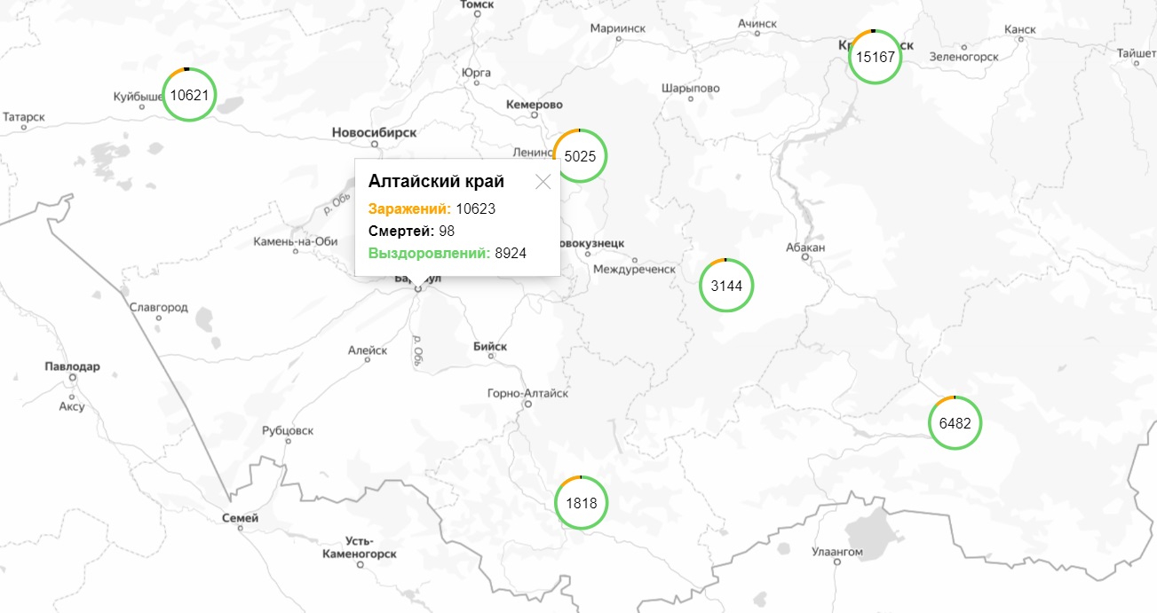 В Алтайском крае значительно сократили тестирование на SARS-CoV-2