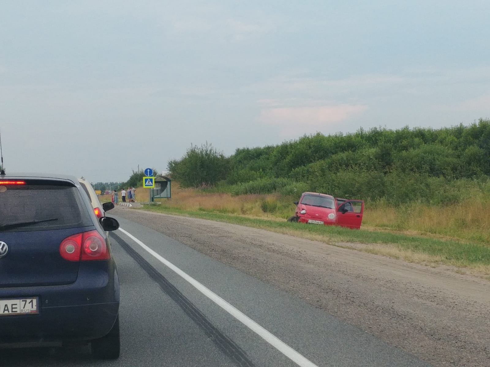 На смоленской окружной дороге произошла авария