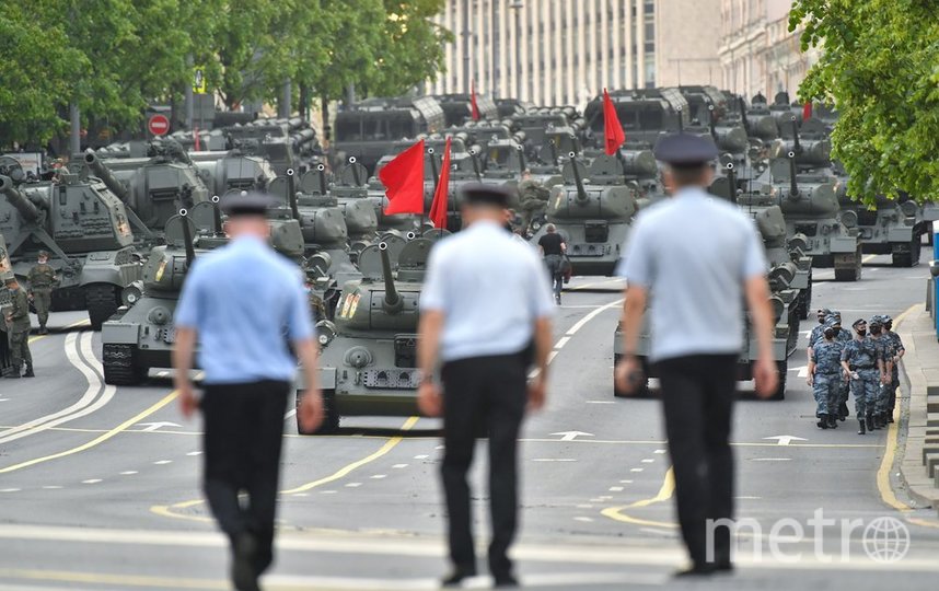 Как в Москве прошла вечерняя репетиция парада Победы