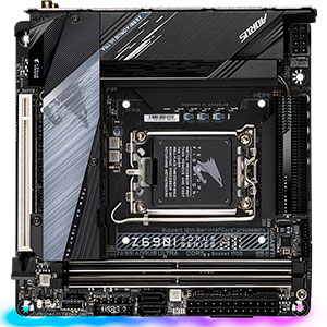 Материнская плата Gigabyte Z690I Aorus Ultra форм-фактора Mini-ITX на чипсете Intel Z690: Intel Core 12-го поколения и DDR5 для очень компактных ПК