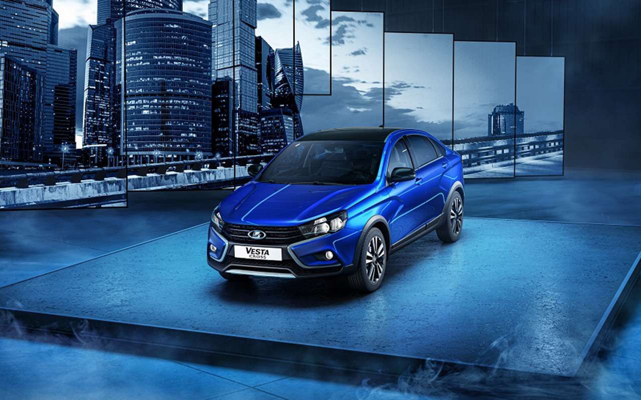 Lada Vesta Cross получила черные «акценты»